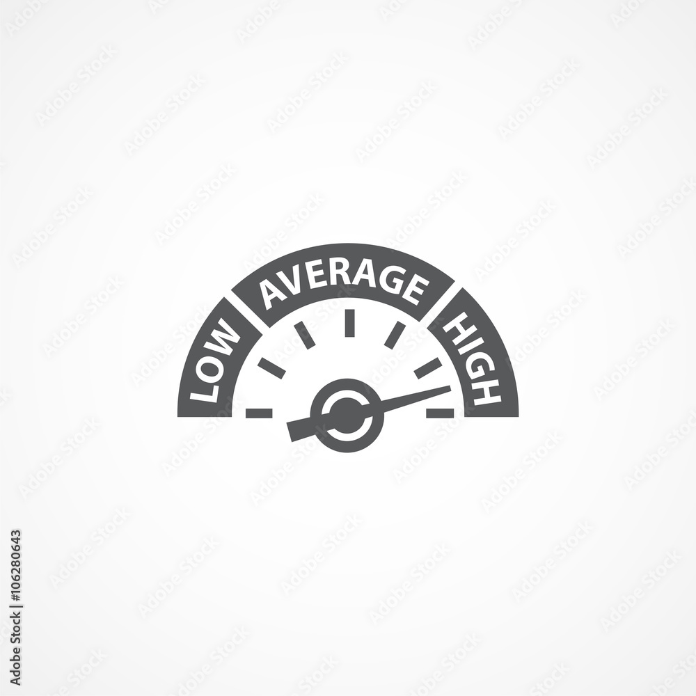 Rating meter icon Rating meter icon