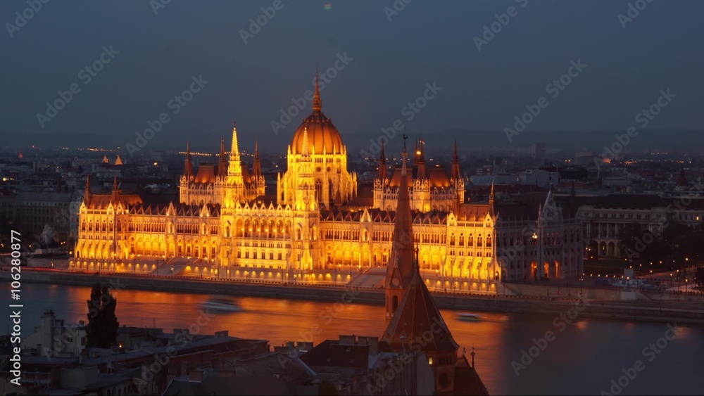 Night timelapse in Budapest Night timelapse in Budapest
