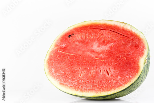 Sweet watermelon isolated on white background
