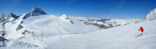Austria ski panoramic landscape