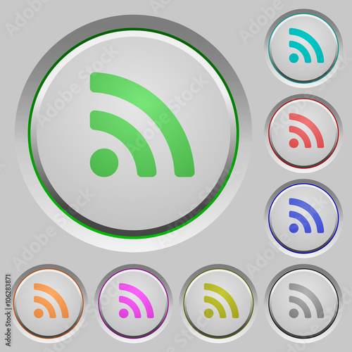 Radio signal push buttons