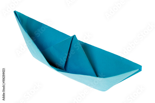 Paper Boat   Paper Boat isolated over a white background