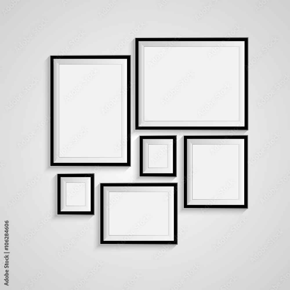 Blank frame on a white background. Vector Blank frame on a white background. Vector