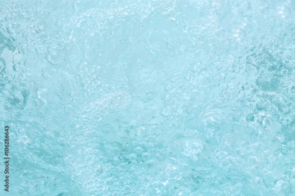 海の青い泡　 Blue sea foam