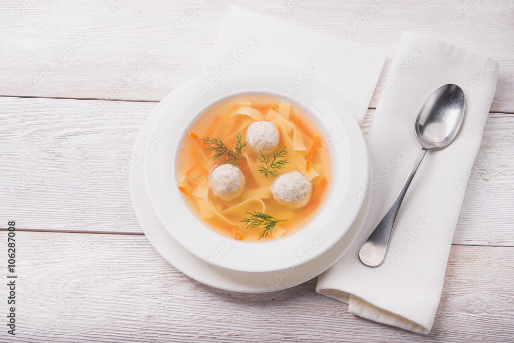 soup with meatballs soup with meatballs