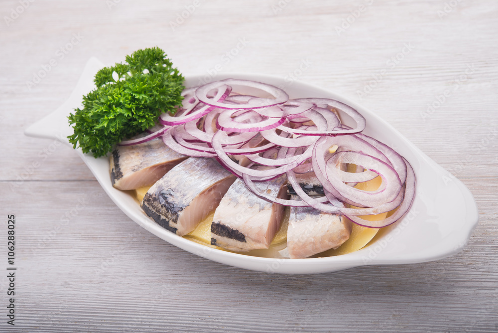 Herring with parley