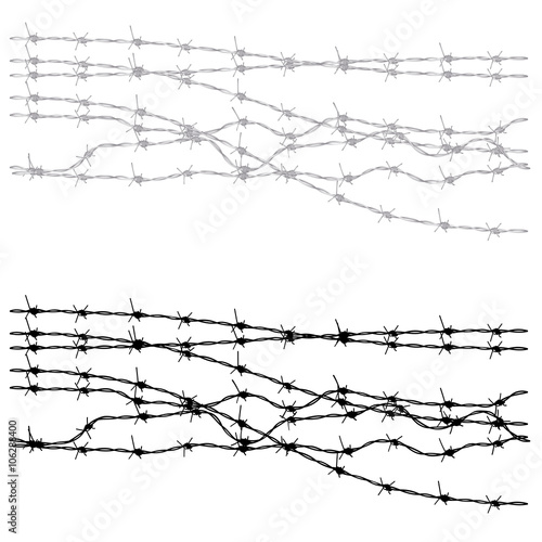 Barbed Wire Illustration