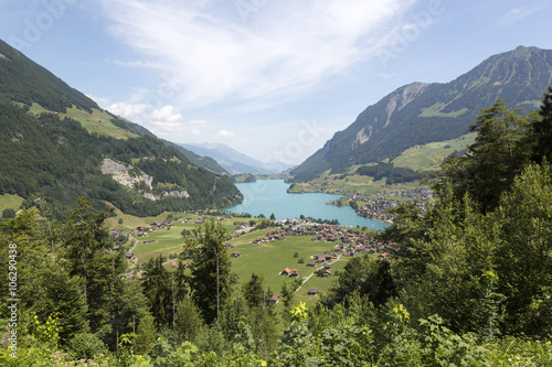 Lake Lungern in Central Switzerland near Lucerne