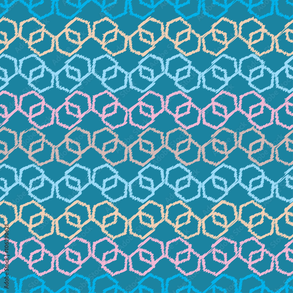 Fototapeta premium Ethnic boho seamless pattern. Print. Repeating background. Cloth design, wallpaper.