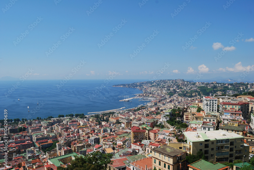 Golfo di Napoli - vista aerea, Italia
