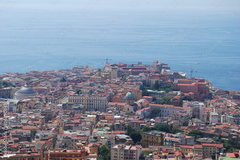 Golfo di Napoli - vista aerea, Italia
