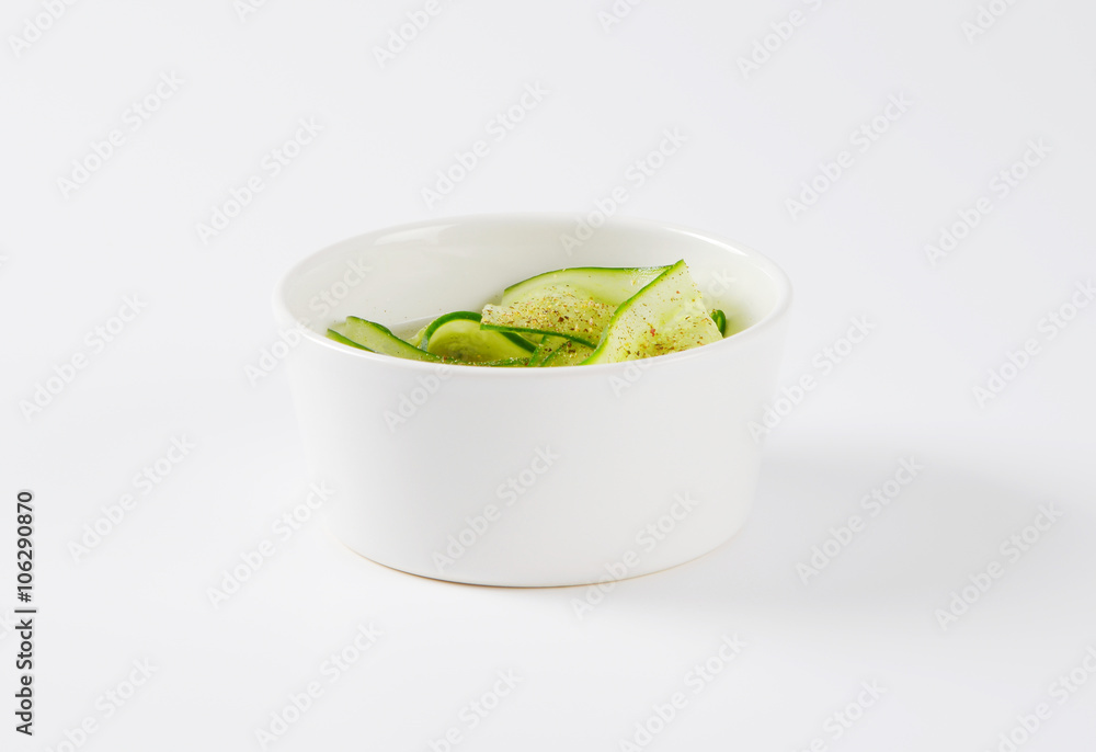 fresh cucumber salad