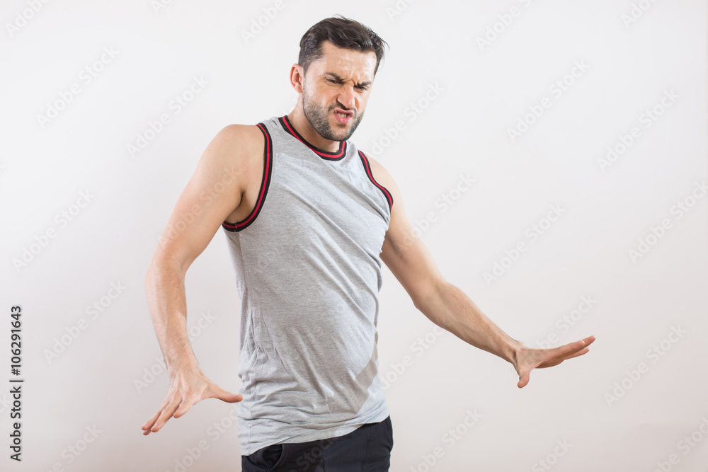 Male dancer in a studio Male dancer in a studio