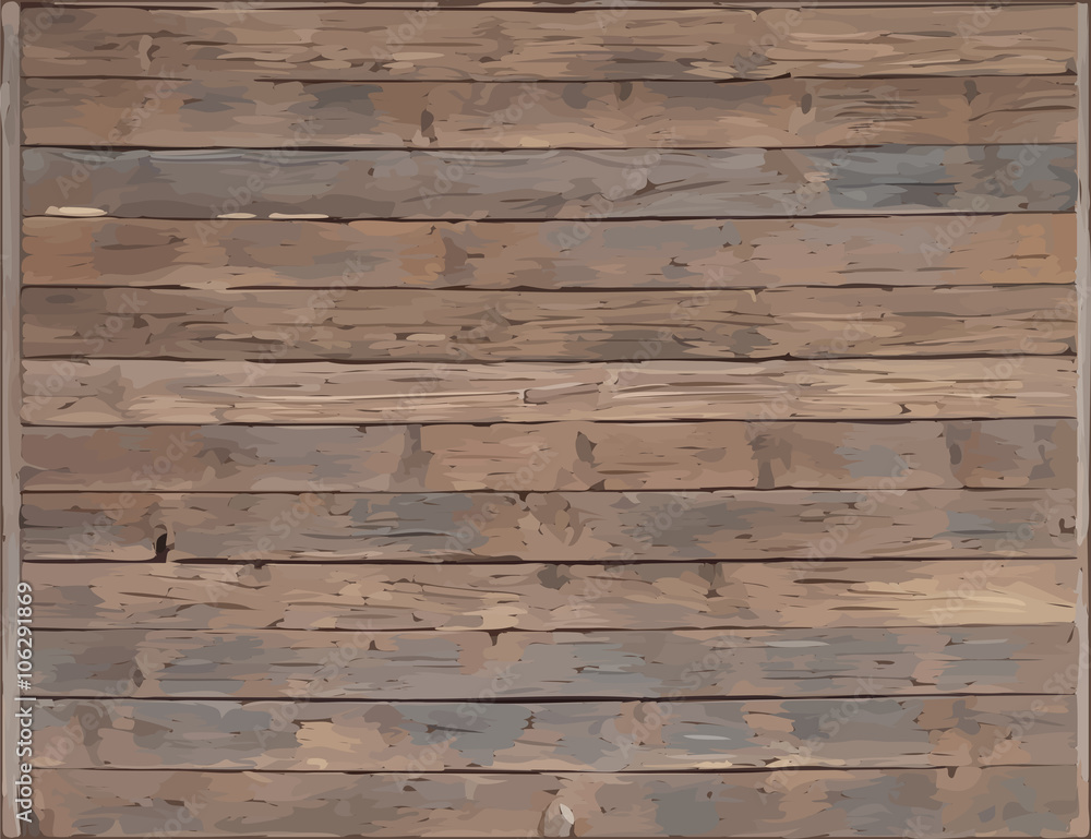 Naklejka premium Wood plank vector texture