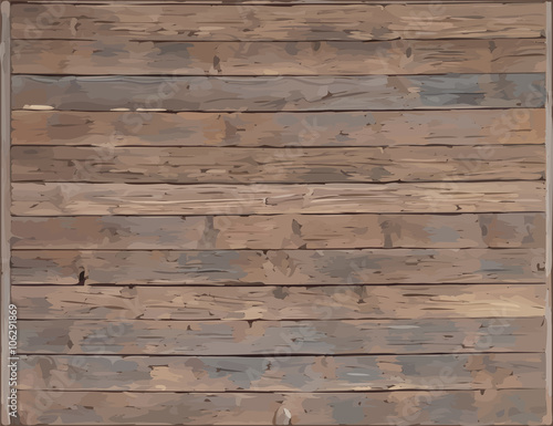 Wood plank vector texture