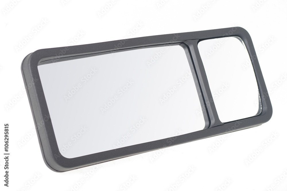 car mirror isolated on white car mirror isolated on white
