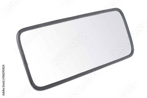  car mirror isolated on white 
