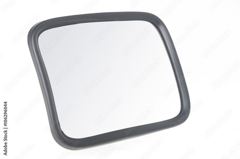 car mirror isolated on white car mirror isolated on white