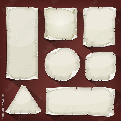 Old Torn Paper Set