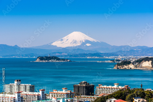 富士山と湘南海岸