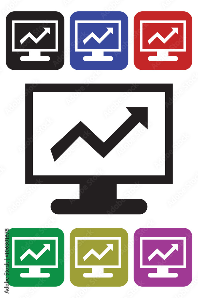 Stock Charts Icon Stock Charts Icon