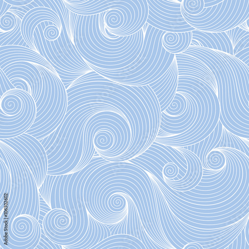 Doodle seamless background. Hand drawing doodle.