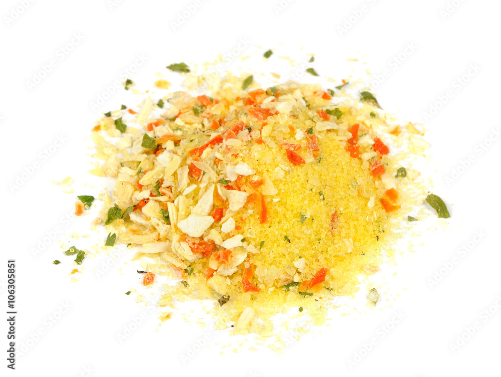 Soup Seasoning Isolated on White Background Soup Seasoning Isolated on White Background