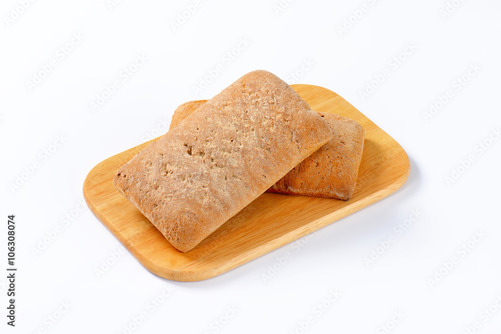 Two gingerbread biscuits Two gingerbread biscuits