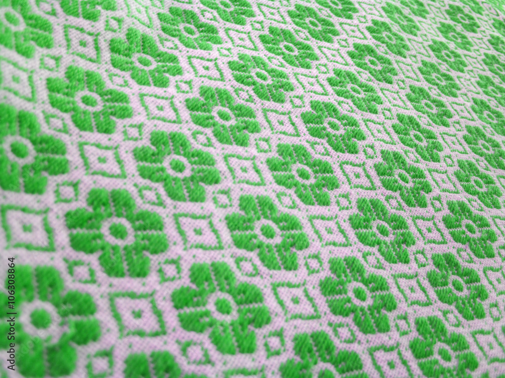 Fototapeta premium Tablecloth of floral pattern