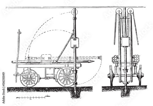 Device imagine Mr. Donnet to drive the instantaneous wells tubes