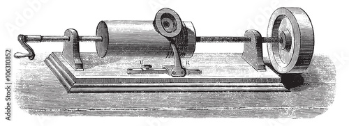 Phonograph, instrument that preserves and reproduces the words,