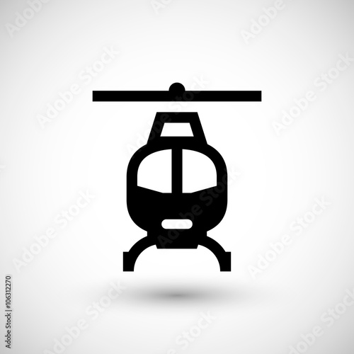 Helicopter symbol icon