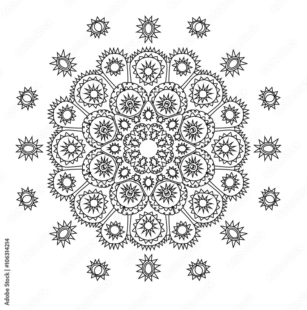 Circular abstract picture Circular abstract picture