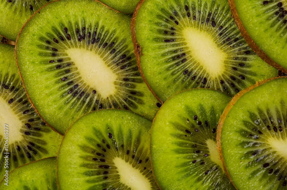 beautiful kiwi fruit slices background beautiful kiwi fruit slices background
