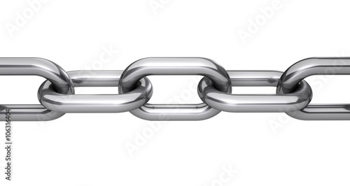 Steel Chain Links Concept photo