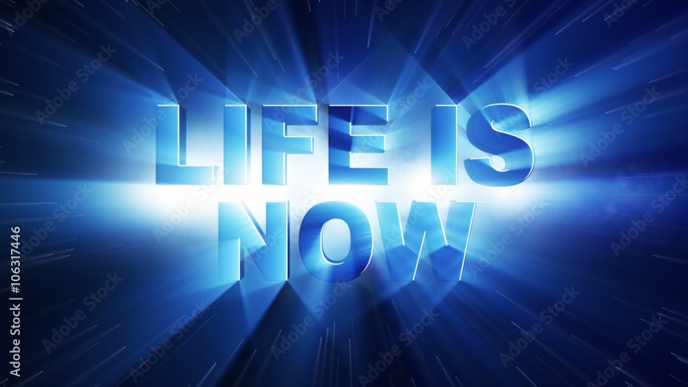 LIFE IS NOW Text Animation Lights Rays, Loop, 4k
LIFE IS NOW Text Animation Lights Rays, Loop, 4k