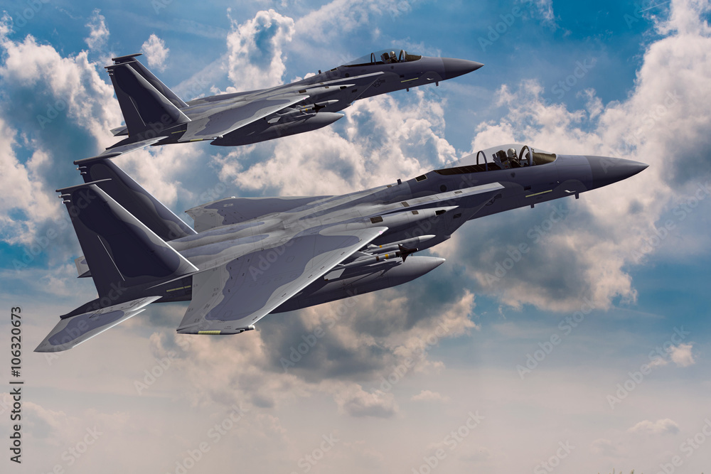 Fotografija F-15C Eagle 3D rendering