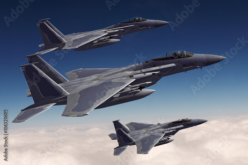F-15C Eagle 3D rendering