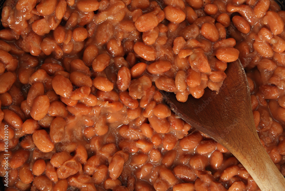cooked beans
cooked beans