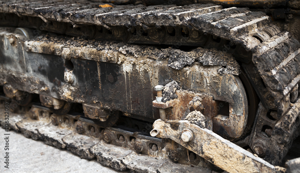 tractor, close up  