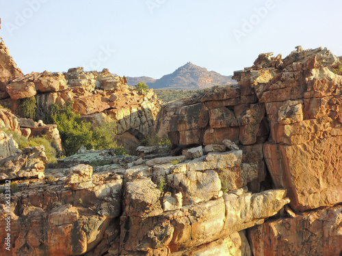 Stadsaal caves in Cederberg nature reserve, South Africa photo