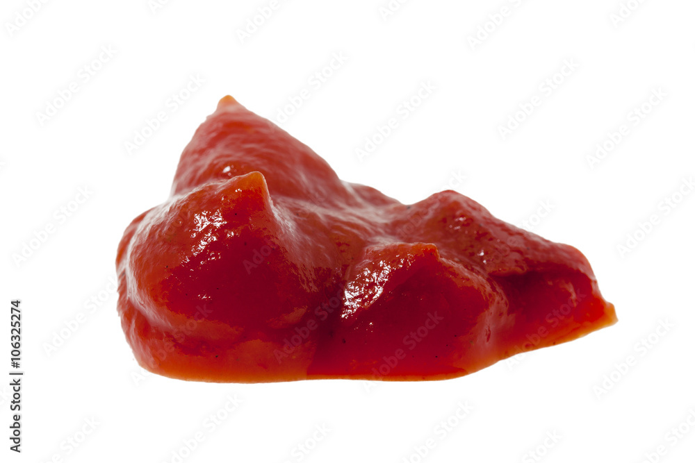 red ketchup, isolated red ketchup, isolated