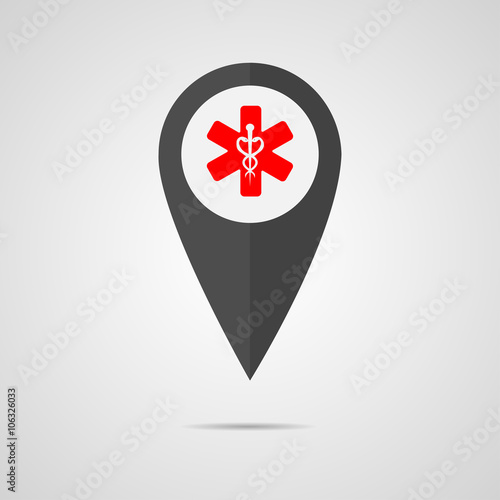 Pointer medicine, for maps, vector