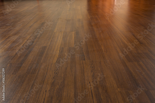wood laminate floor © sutichak