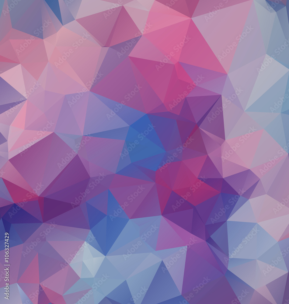 Polygonal vector abstract geometric background