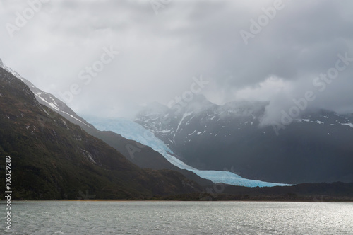 Holanda Glacier, Glacier Alley, Beagle Channel, Chile.