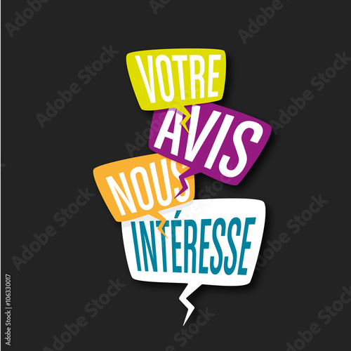 votre avis nous intéresse