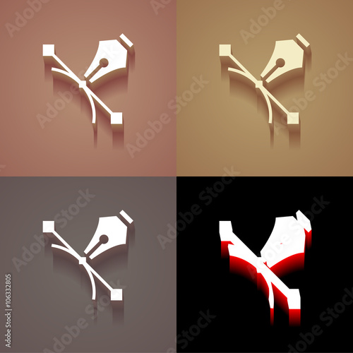 3_Vintage_Icons_With_Long_Shadow