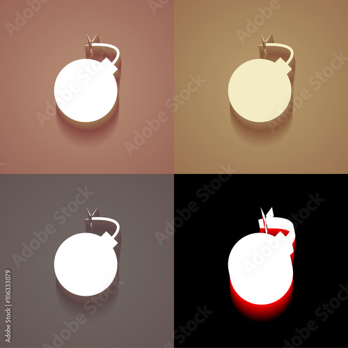 3_Vintage_Icons_With_Long_Shadow