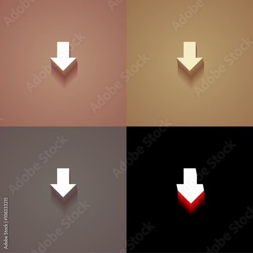 3_Vintage_Icons_With_Long_Shadow
